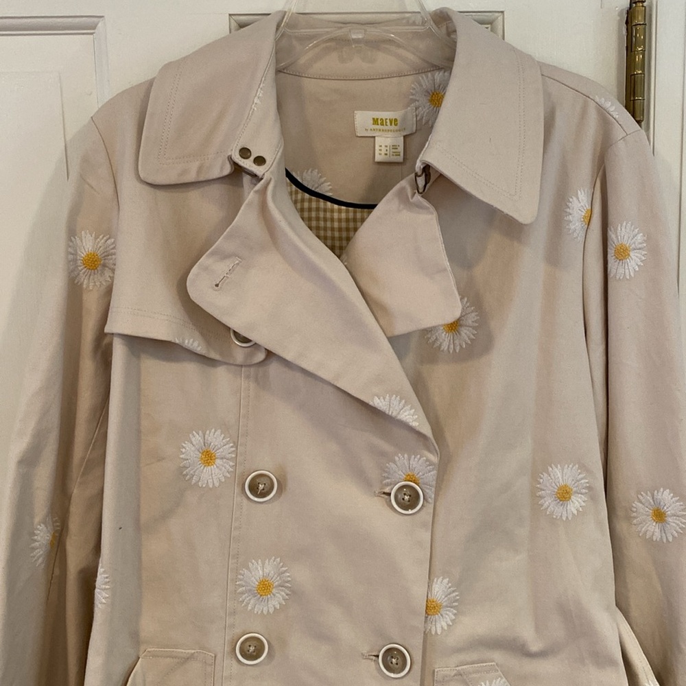 Anthropologie Maeve trench coat - Picture 3 of 6